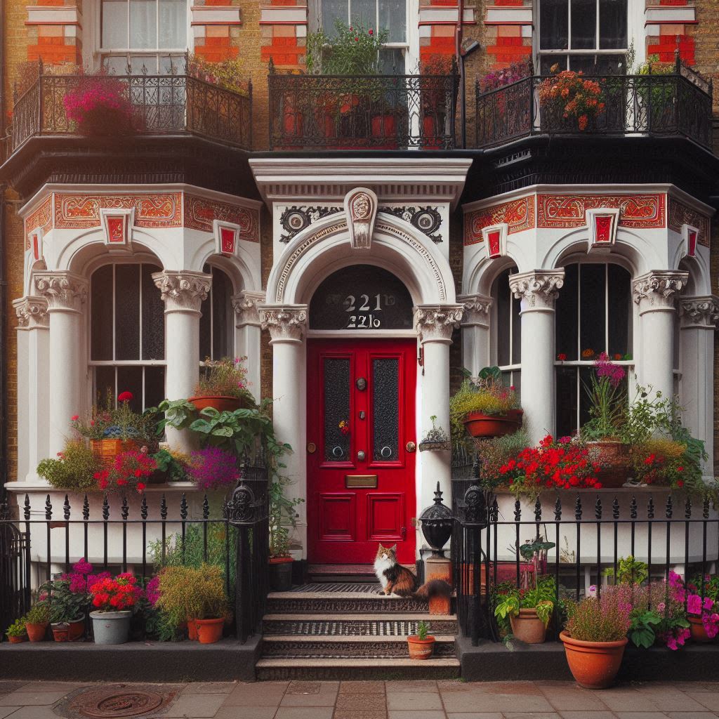 Foto 221B Baker Street Straat